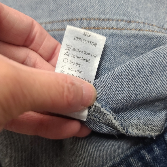 Forever 21, Size M, Denim Blue Women's Jacket, Cropped - Picture 7 of 10